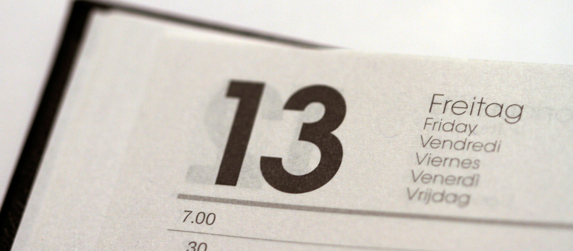 Keine Panik! – Heute ist Freitag der 13.