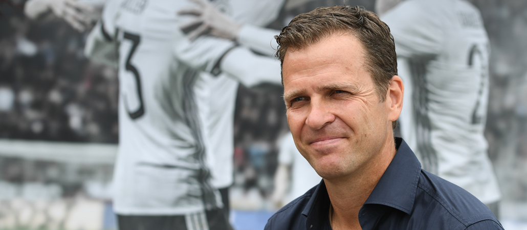 Der bekennende Katholik Oliver Bierhoff ist Teammanager der deutschen Fußball-Nationalmannschaft.