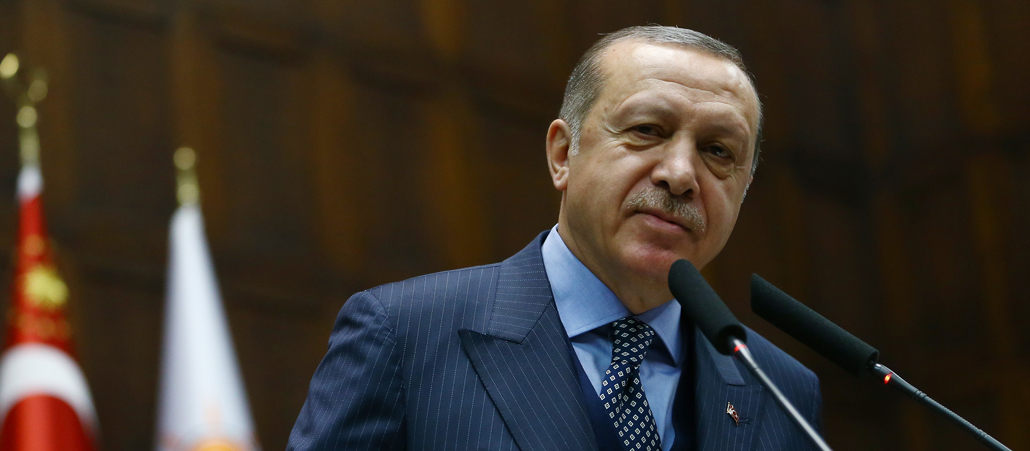 Der türkische Staatspräsident Recep Tayyip Erdogan bei einer Rede in Ankara.