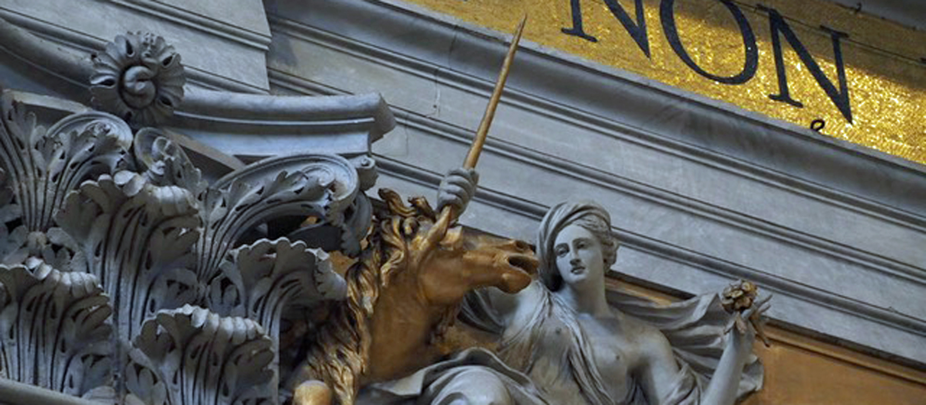 Ein Einhorn im Petersdom