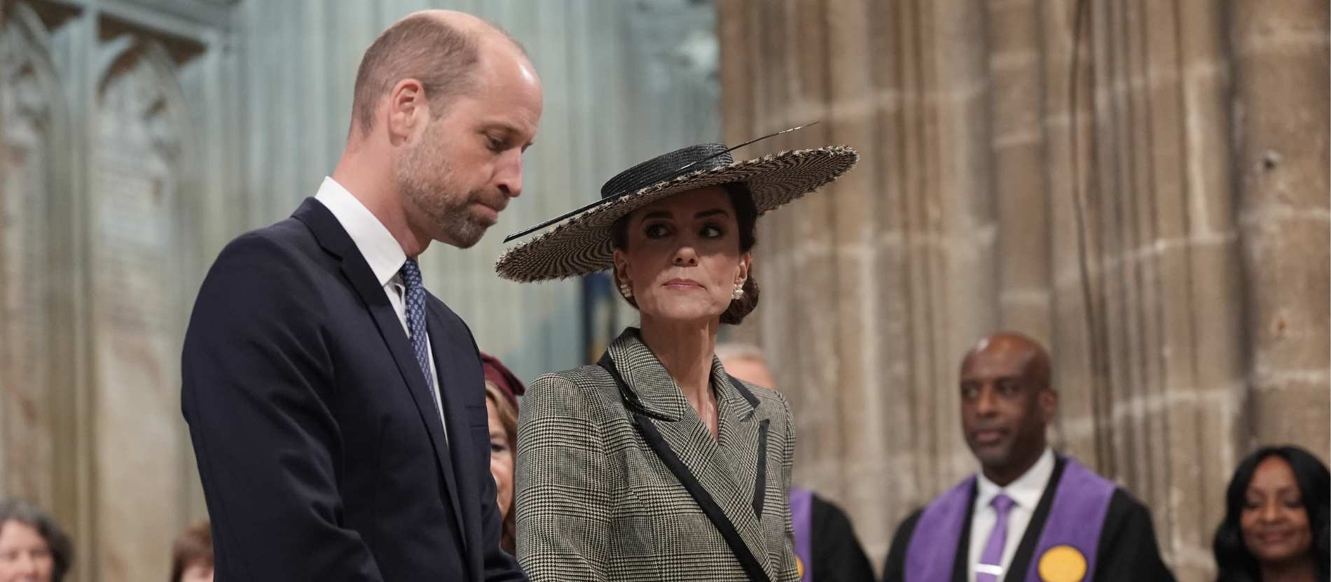 Prinzessin Kate und Prinz William bei der Einführung von Mullally