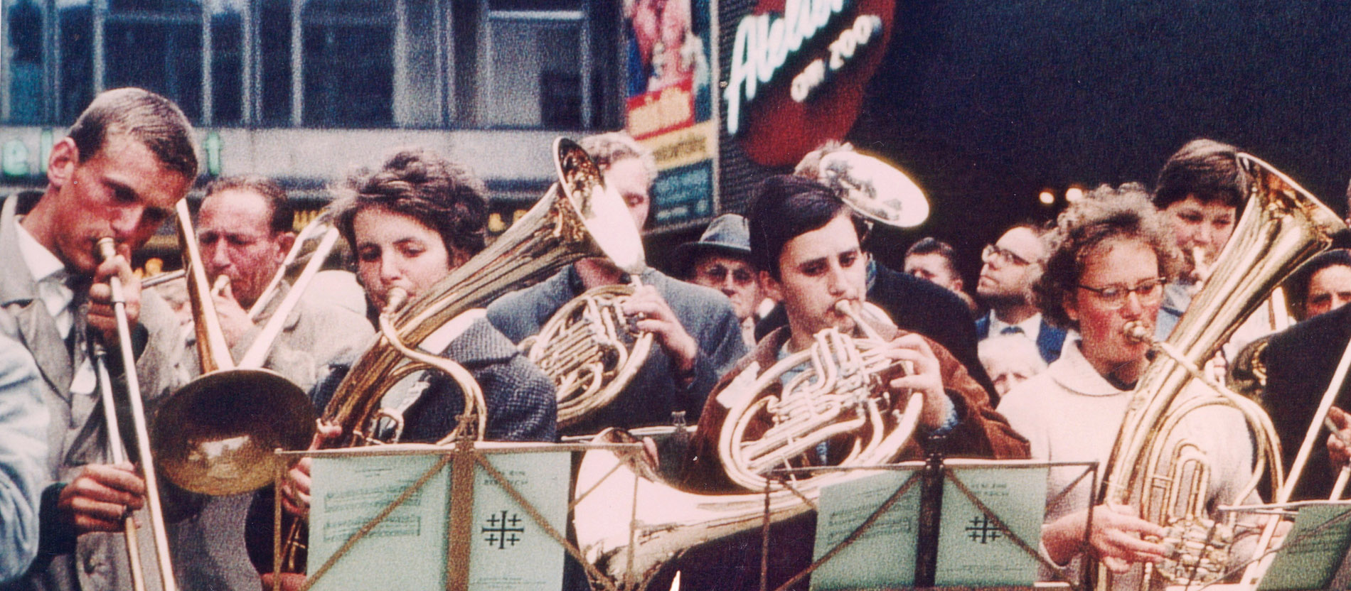 Musiker beim Evangelischen Kirchentag 1961