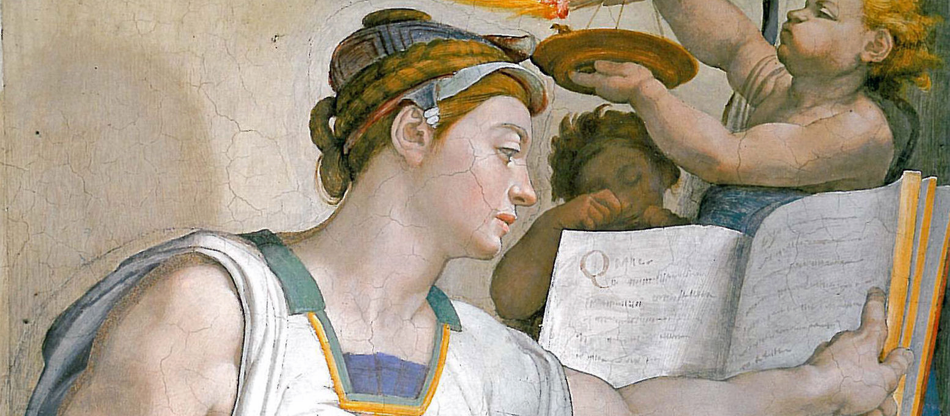 Die Erythraeische Sibylle in der Sixtinischen Kapelle