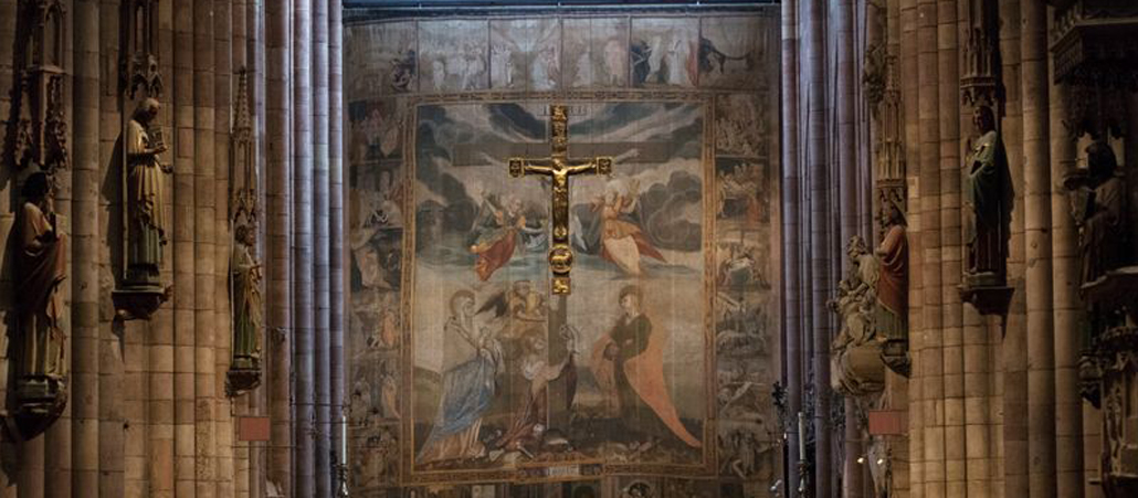 Das Fastentuch im Freiburger Münster