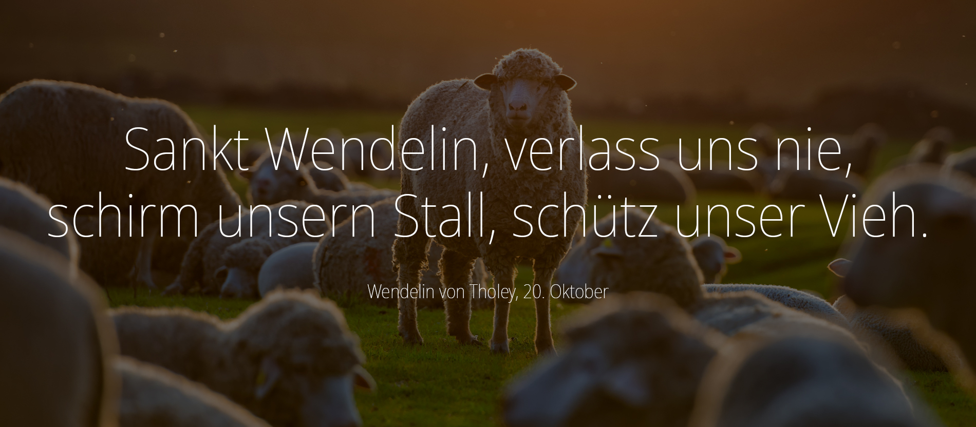 Wendelin Bauernregeln