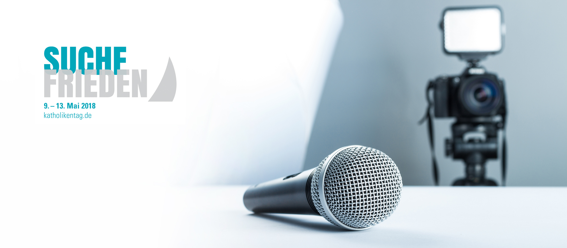 Katholisch.de überträgt fünf Interviews live vom 101. Deutschen Katholikentag in Münster.