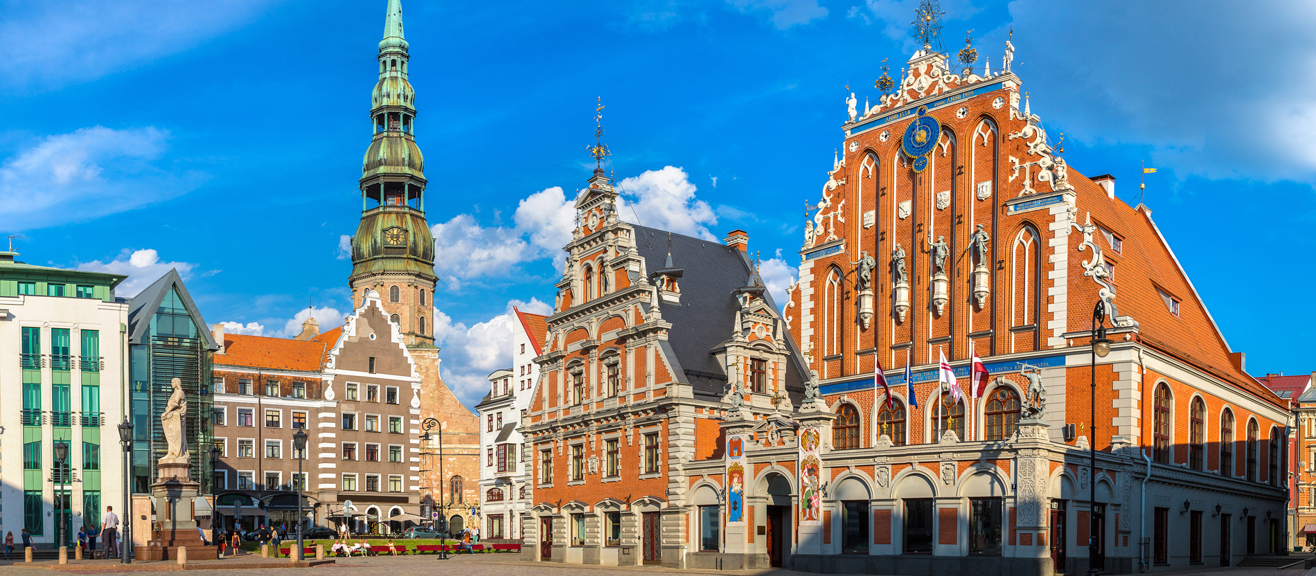 Zentrum der Altstadt von Riga, der Hauptstadt Lettlands