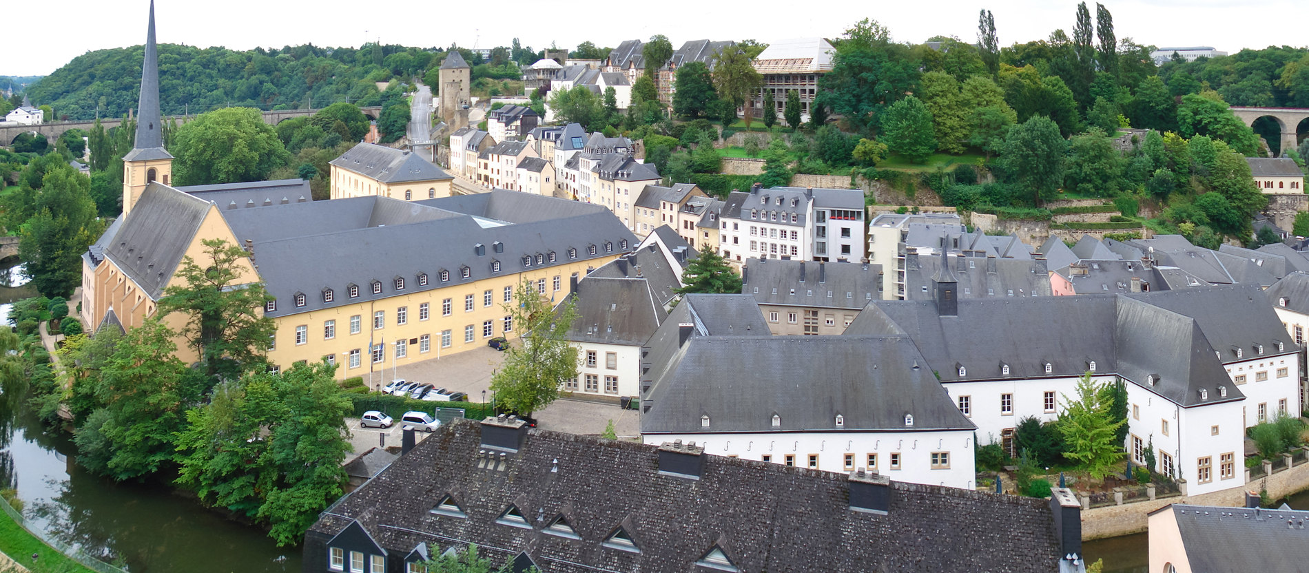 Blick auf Luxemburg.