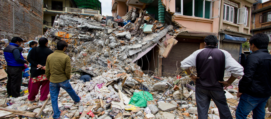 Erdbebenschäden in Nepal