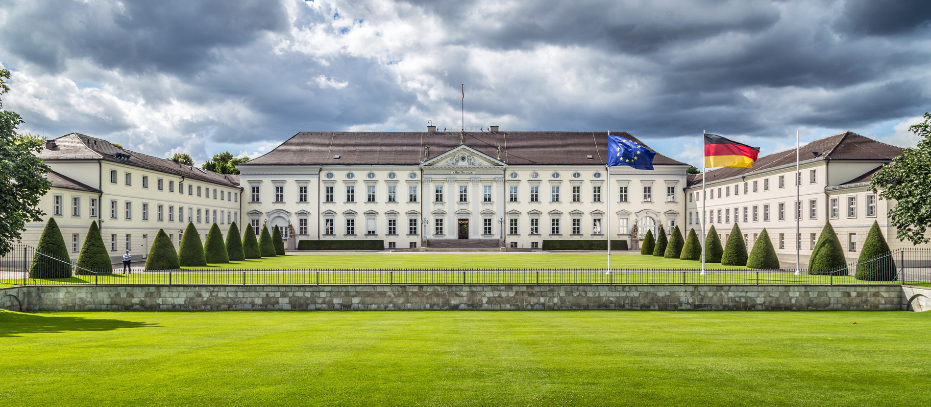 Das Schloss Bellevue in Berlin