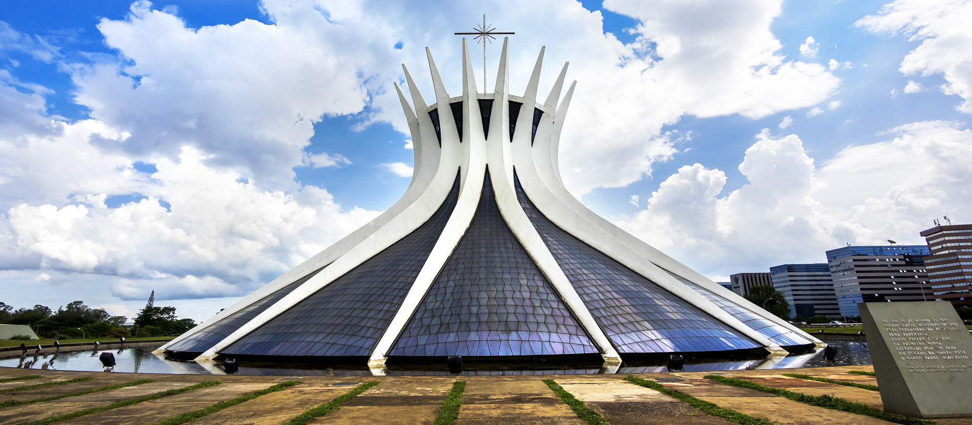 Die Kathdrale von Brasilia.