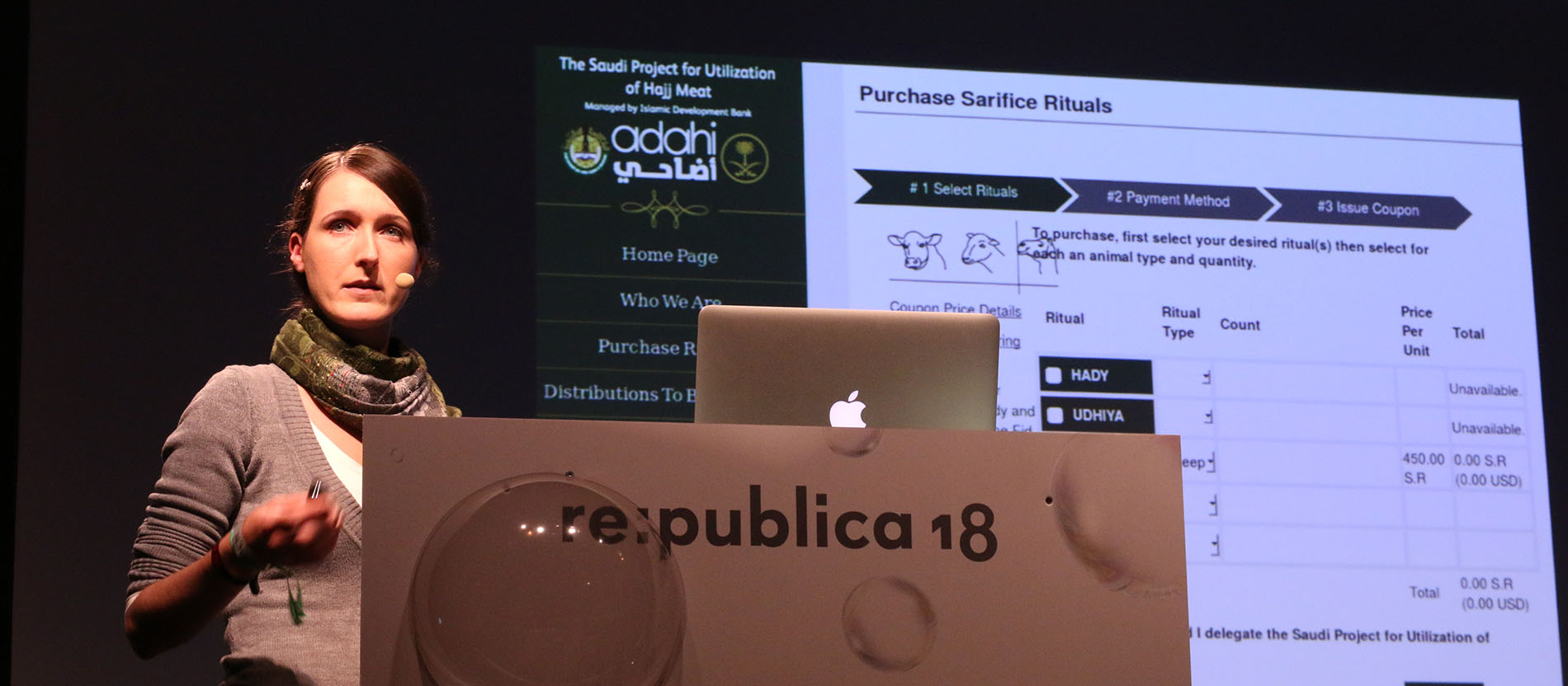 Miriam Seyffarth auf der re:publica 2018