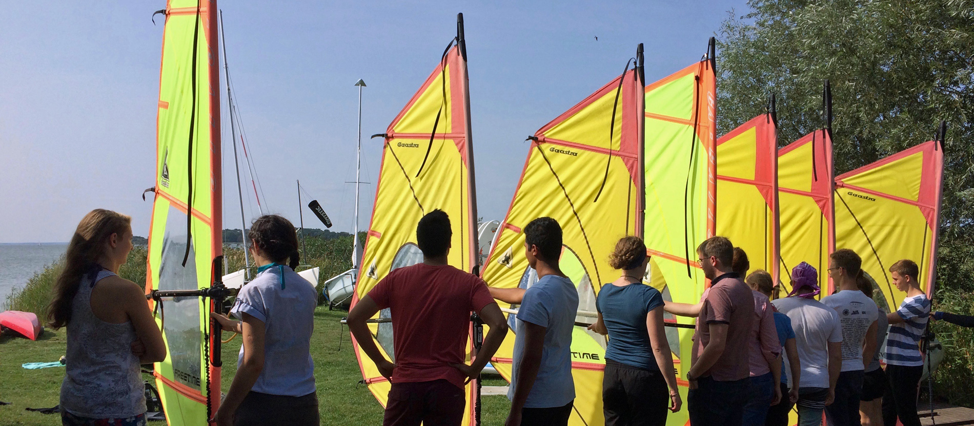 Surfexerzitien an der Ostsee