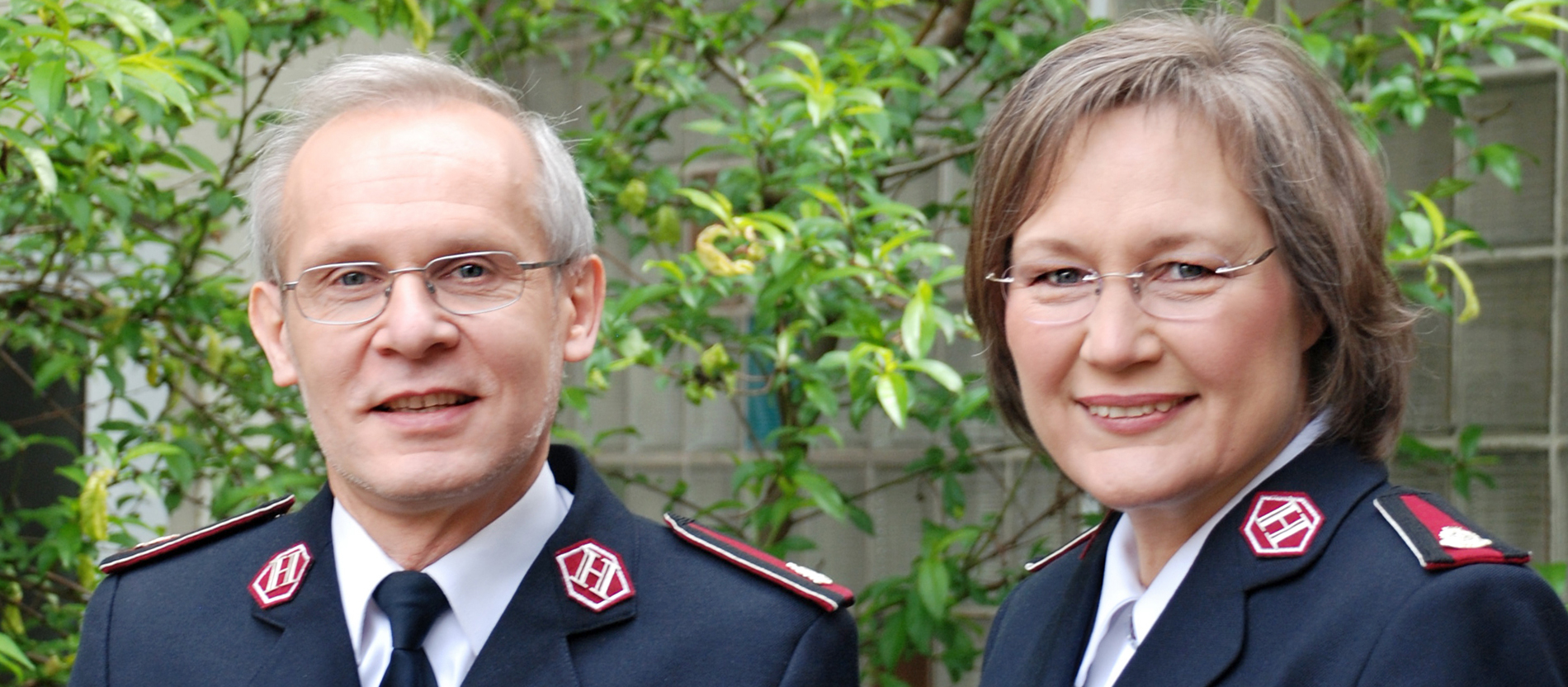 Die Oberste Patrick und Anne-Dore Naud leiten die Heilsarmee in Deutschland, Litauen und Polen.
