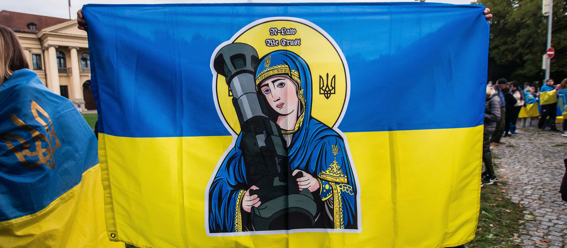 Ikonen-Parodie wird zur Schutzheiligen der ukrainischen Soldaten