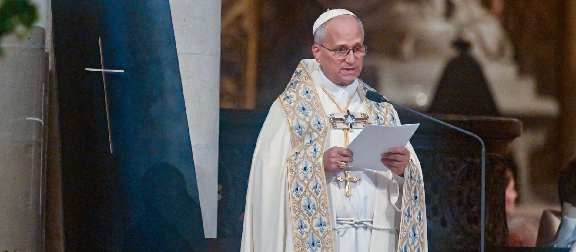 Leo XIV. in Notre-Dame