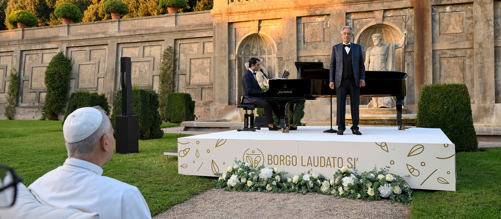 Andrea Bocelli in Castel Gandolfo