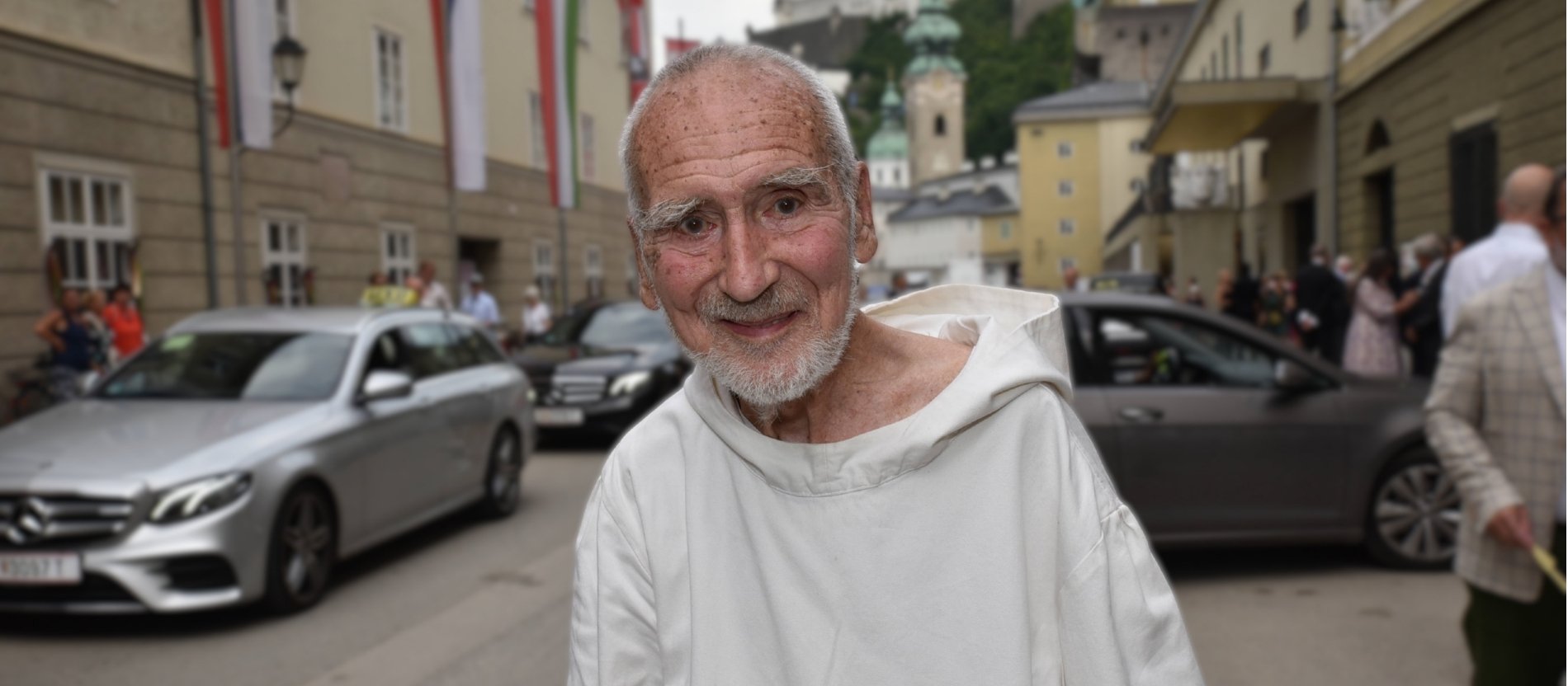 David Steindl-Rast im August 2024 in Salzburg
