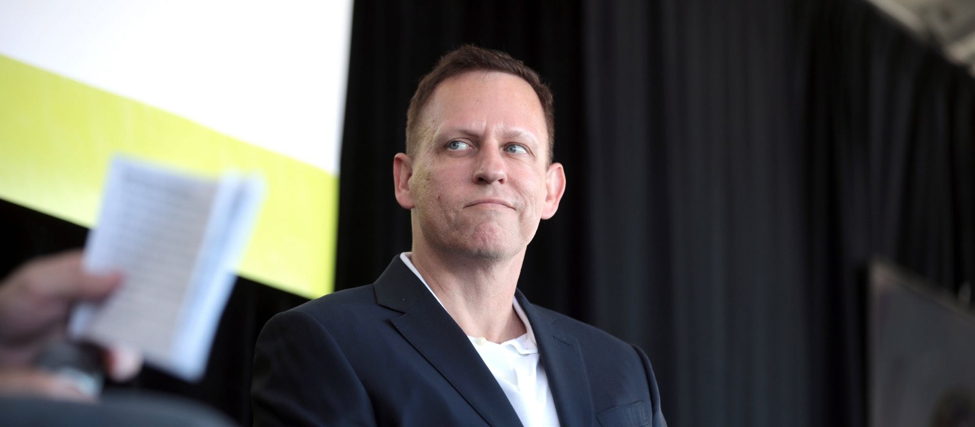 Tech-Milliardär Peter Thiel bei einer Konferenz