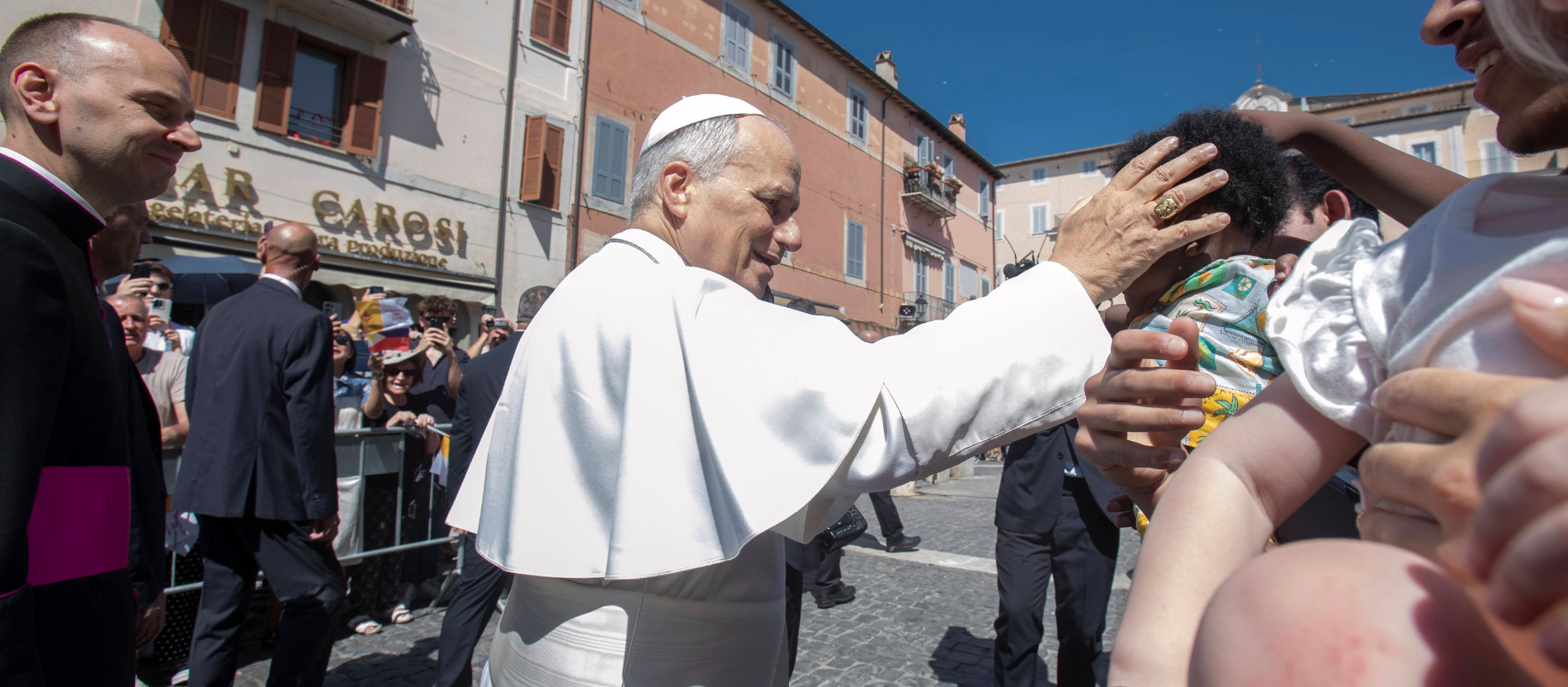 Papst Leo in Castel Gandolfo