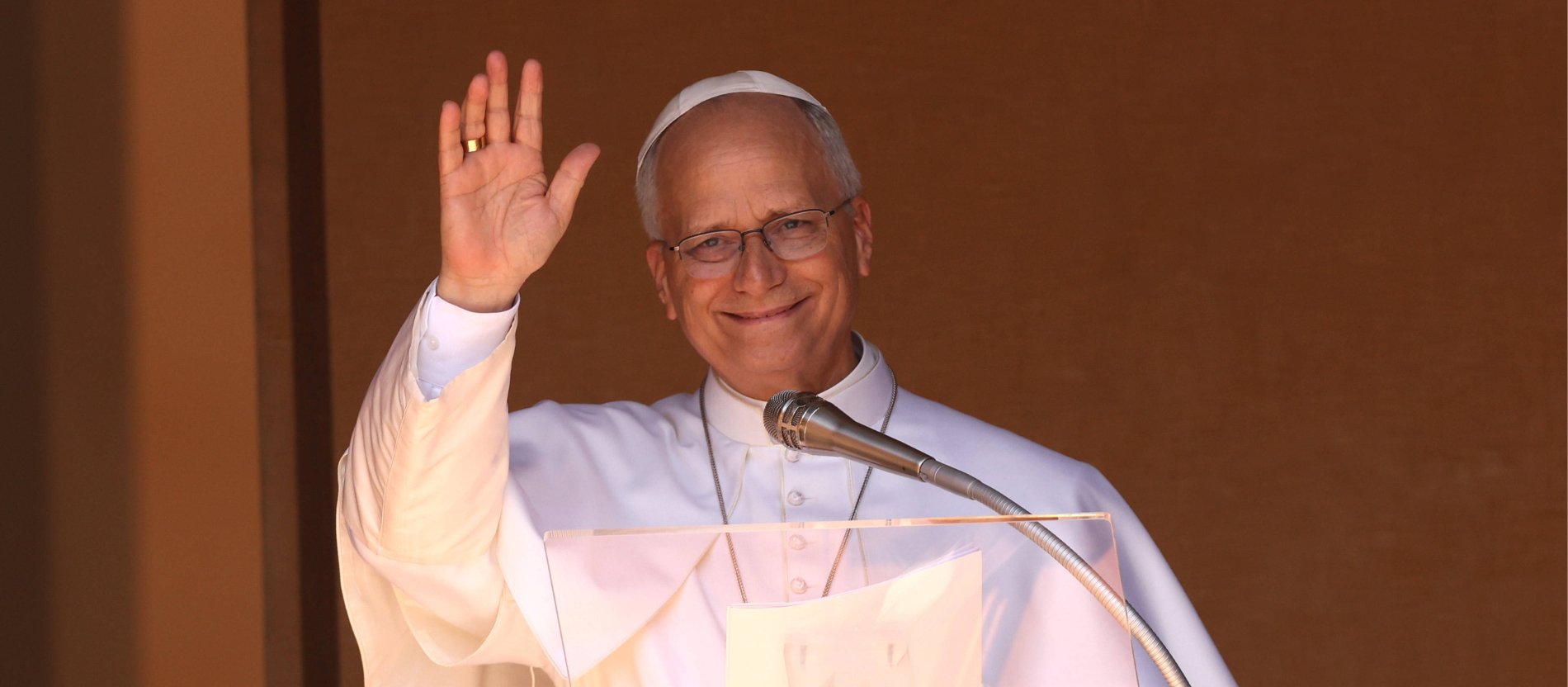 Papst Leo XIV. bei seinem Angelus zu Mariä Himmelfahrt in Castelli Romani