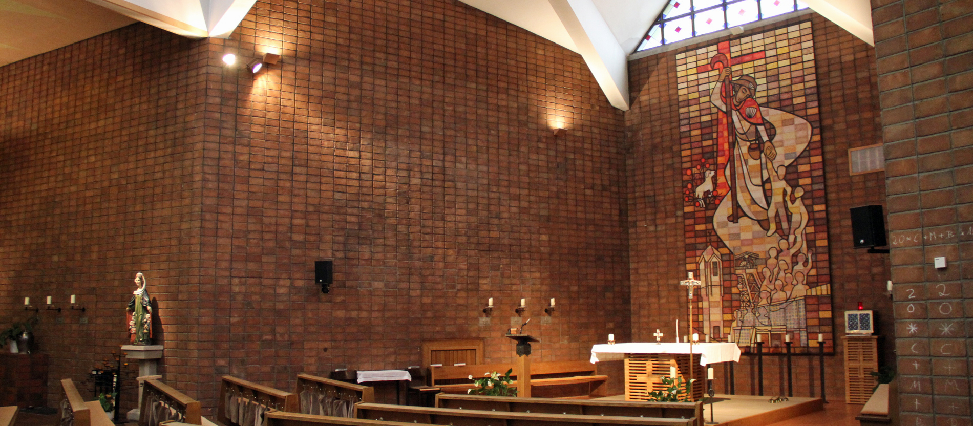 Der verkleinerte Kirchenraum von St. Jakobus.