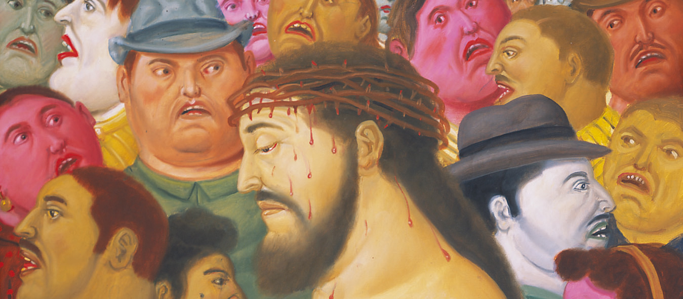 Jesus und Volksmenge