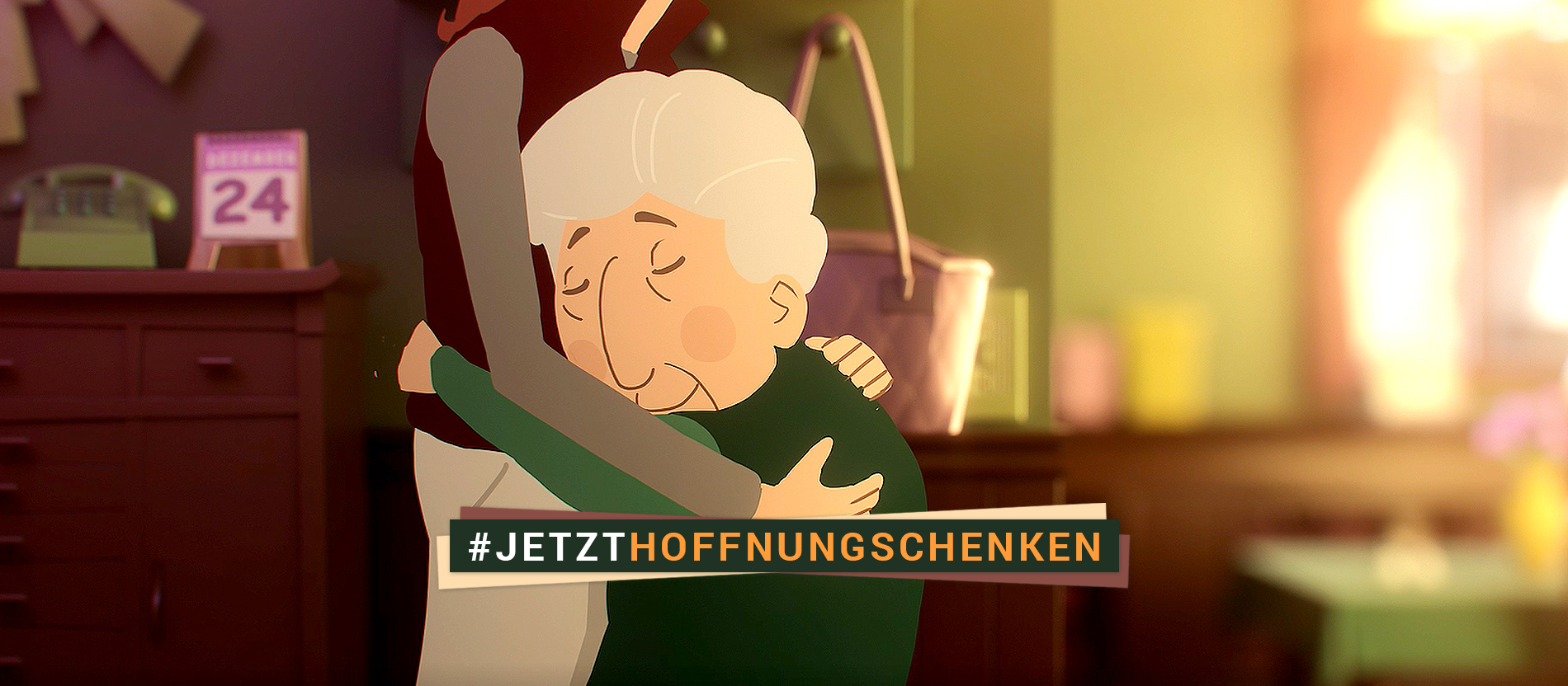 Animationsfim der Aktion #jetzthoffnungschenken