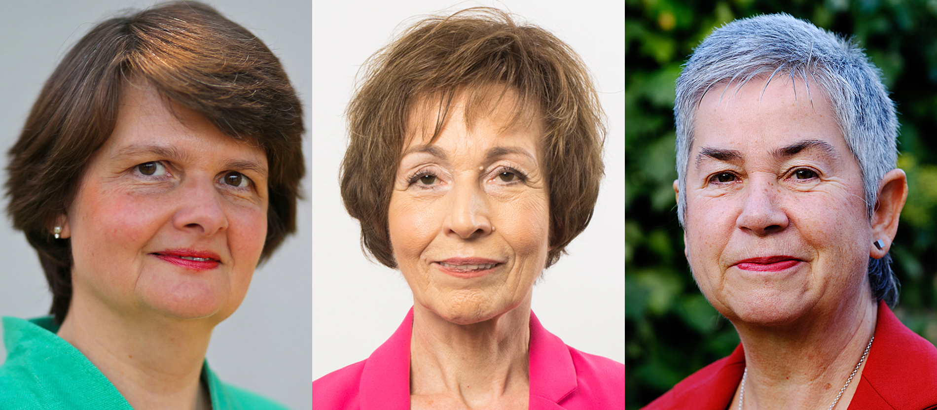 Maria Flachsbarth, Agnes Wuckelt und Irme Stetter-Karp