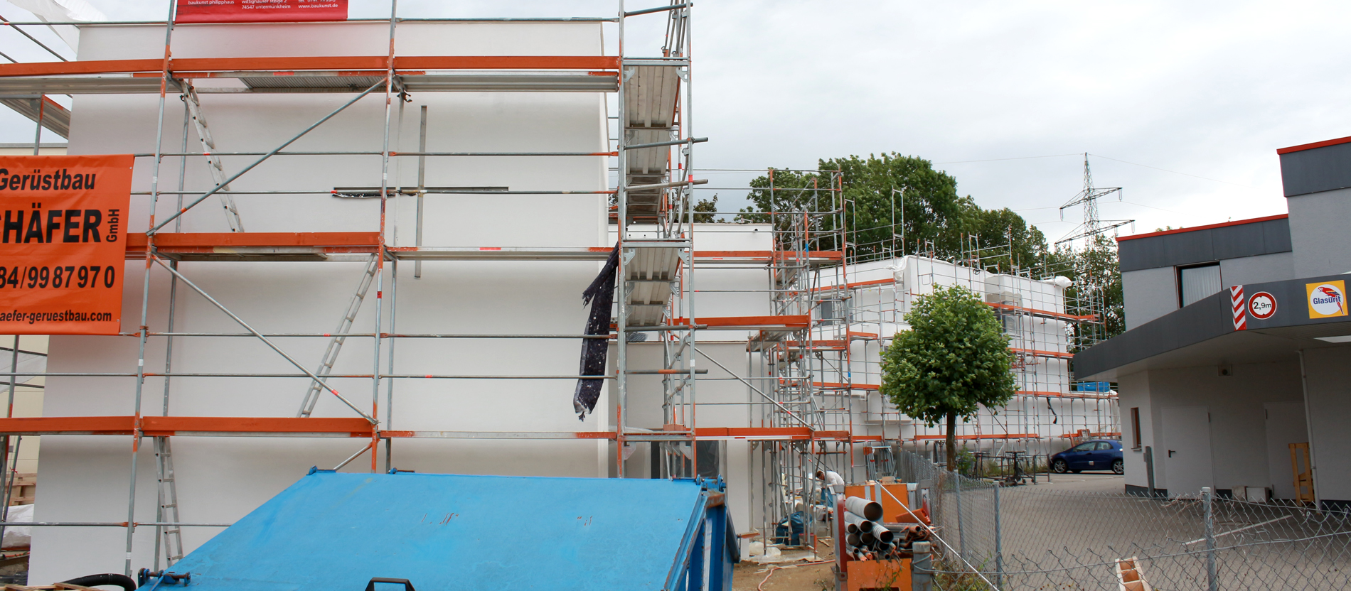 … die Baustelle des 