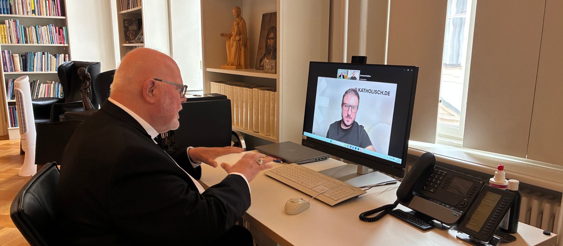 Kardinal Reinhard Marx im Interview mit katholisch.de