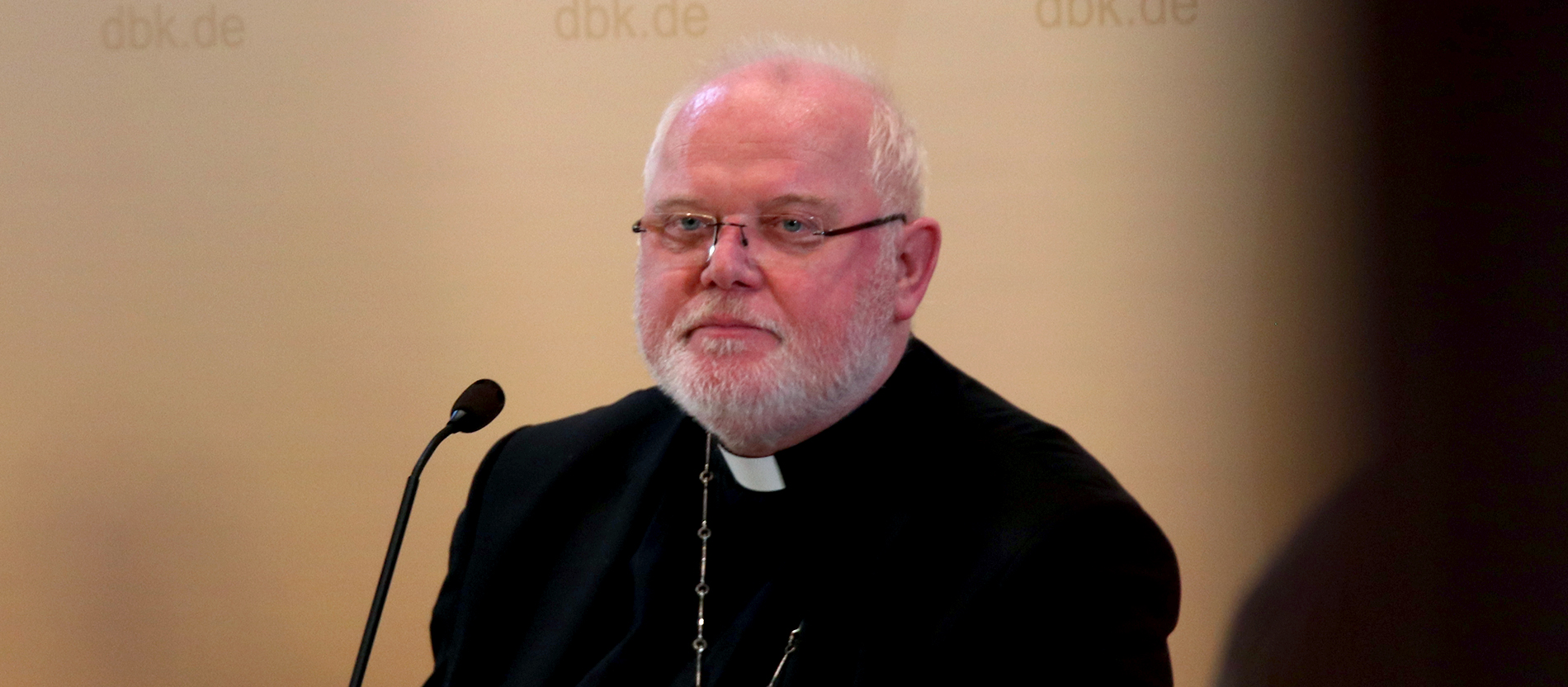 Kardinal Reinhard Marx bei der Abschlusspressekonferenz der Bischofsvollversammlung in Fulda 2017.