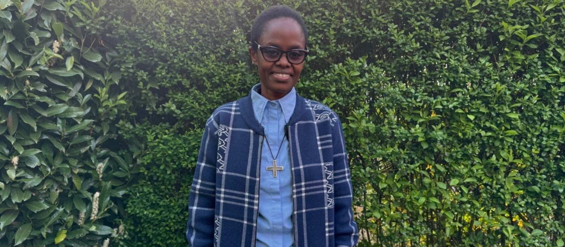 Schwester Redempta Kabahweza zu Besuch in Deutschland. 