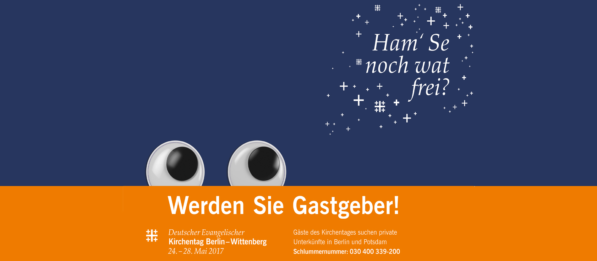 Über 10.000 Privatquartiere für Kirchentag fehlen