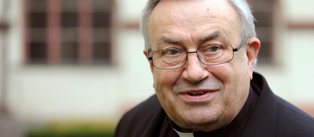 Kardinal Karl Lehmann (1936-2018), Bischof von Mainz, Vorsitzender der Deutschen Bischofskonferenz von 1987 bis 2008.
