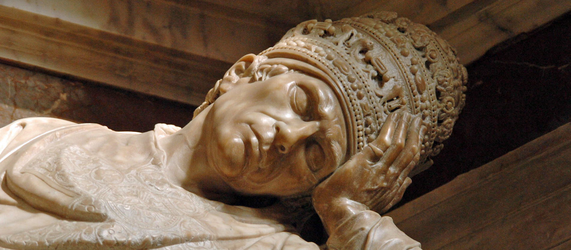 Das Grabmal von Papst Hadrian VI.
