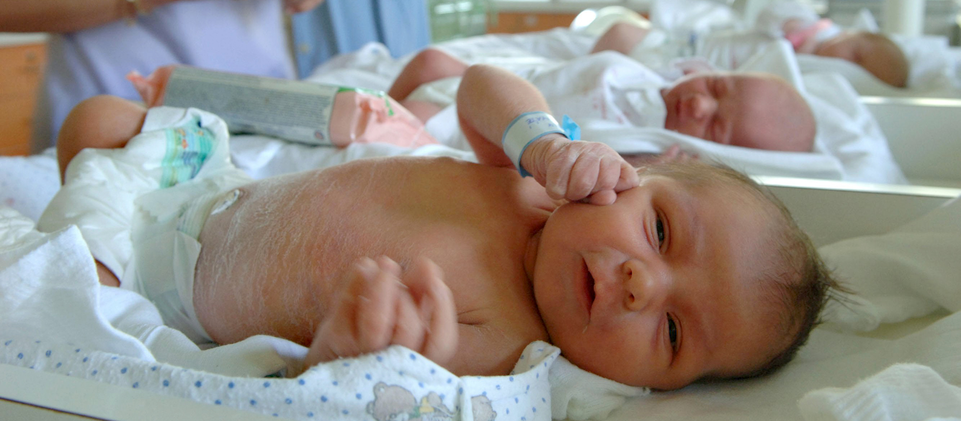 Babies im Krankenhaus