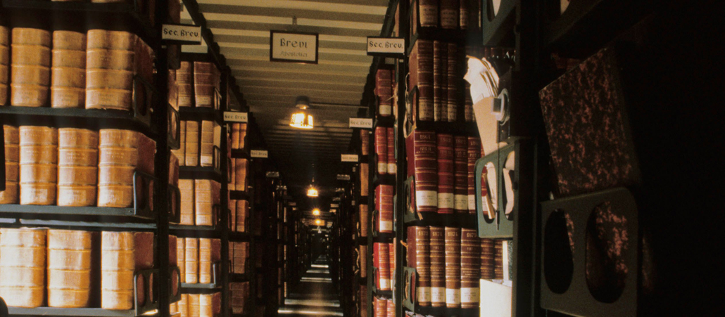 Blick in das Vatikan-Archiv.