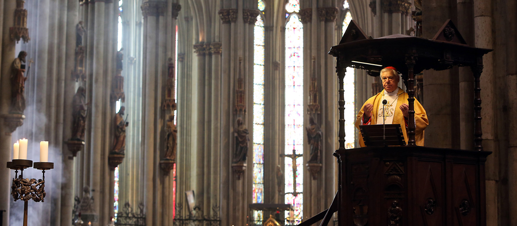Kardinal Müller predigt im Kölner Dom