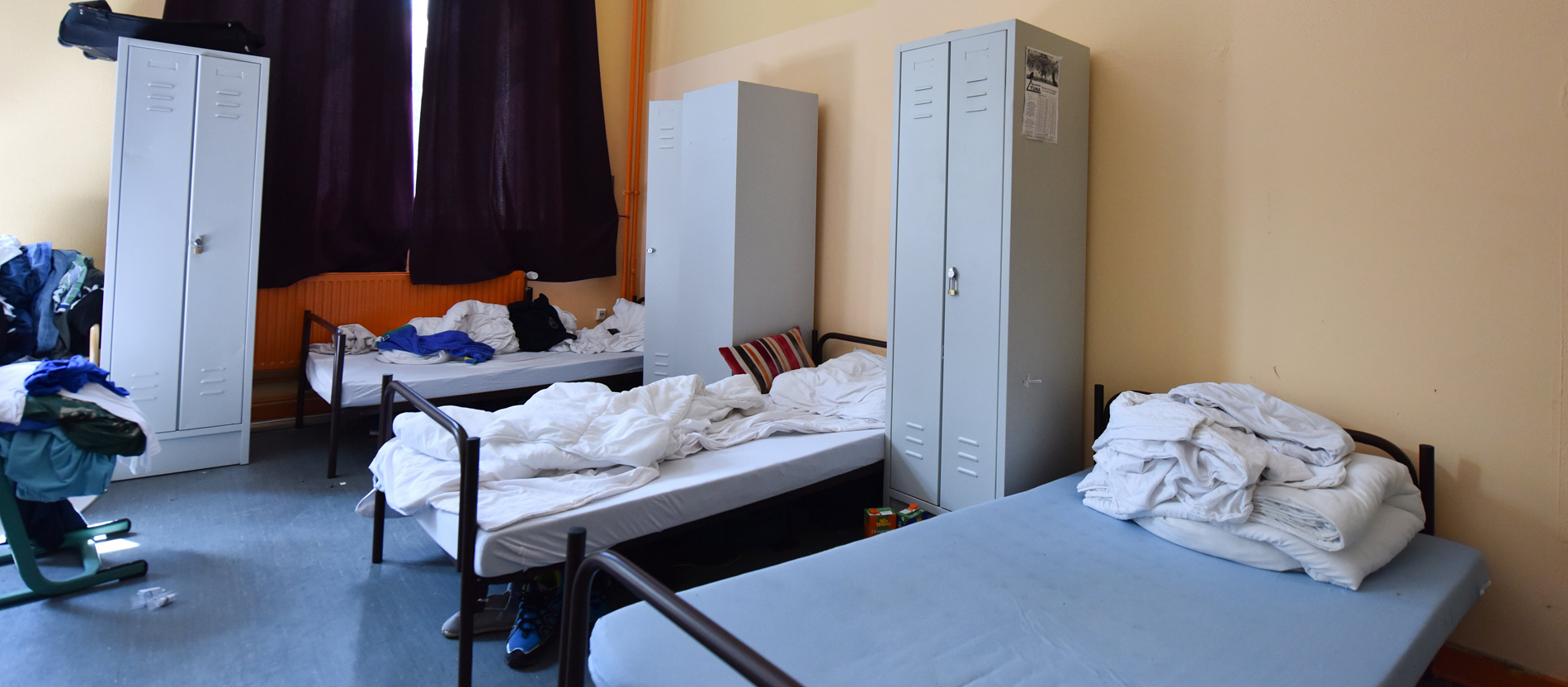 Eine Flüchtlingsunterkunft der Caritas in Dortmund.