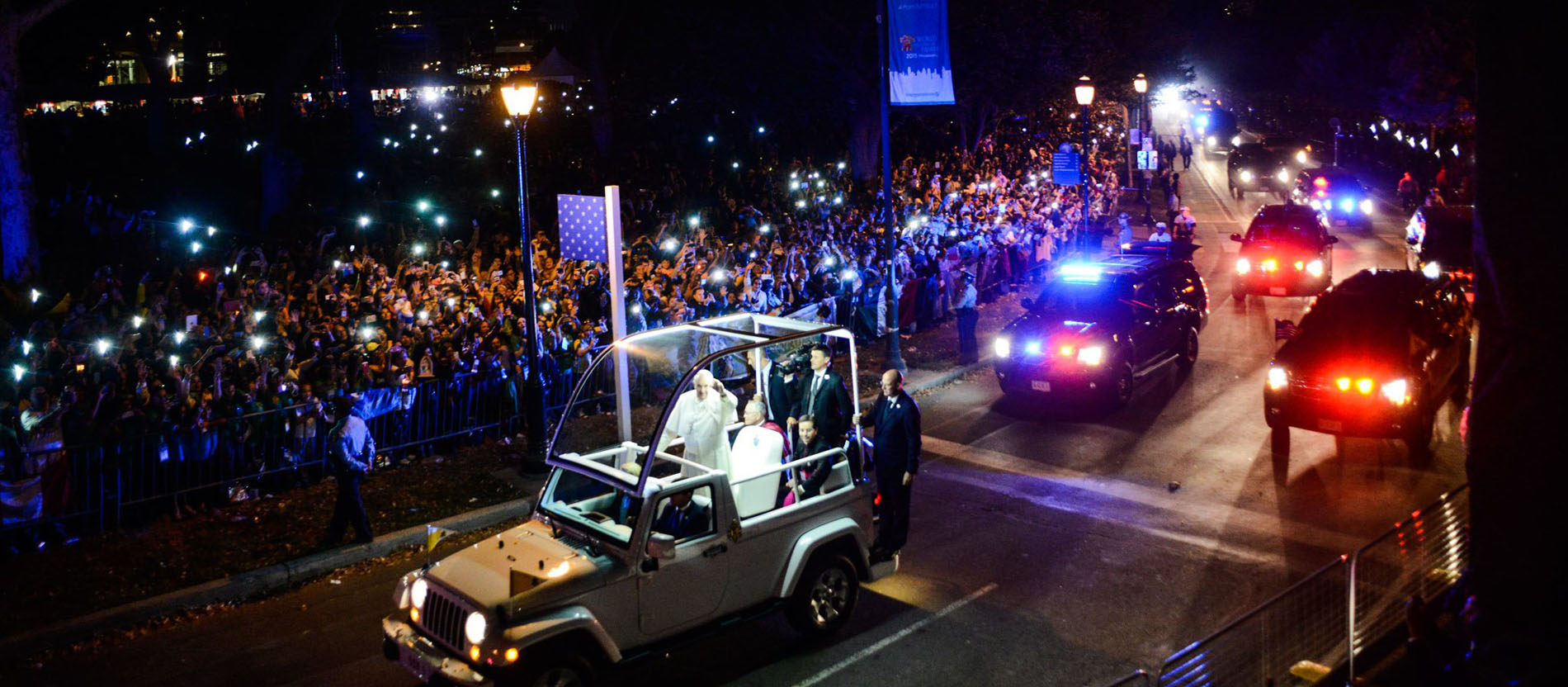 Papst Franziskus besucht das Fest der Familien zum Weltfamilientag