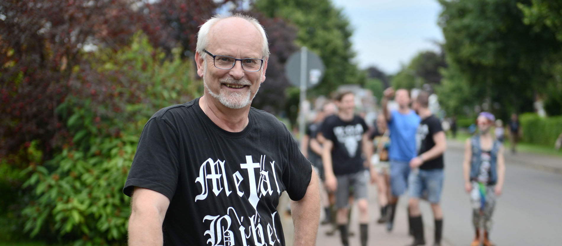 Pastor Thomas ter Haseborg in Wacken
