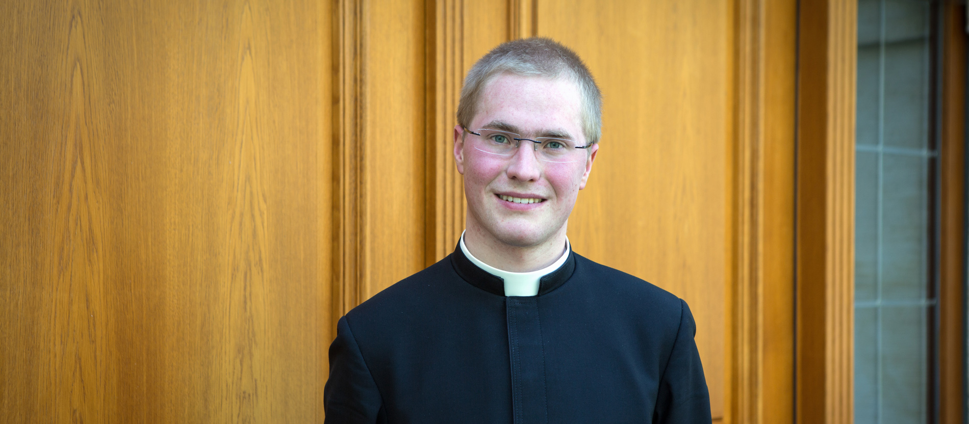 Markus Krautschneider, Seminarist im Priesterseminar Herz Jesu der Priesterbruderschaft St. Pius X. in Zaitzkofen.