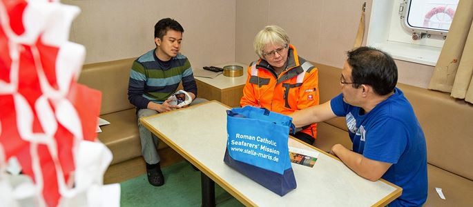 Wenn Seeleute einer Seelsorgerin ihr Herz ausschütten