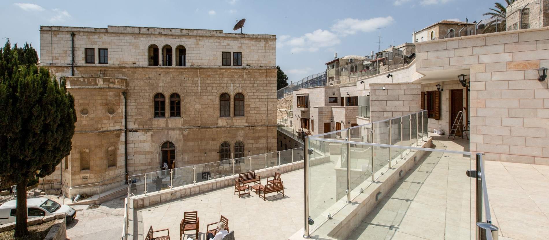 Haupthaus des Österreichischen Hospizes zur Heiligen Familie in Jerusalem