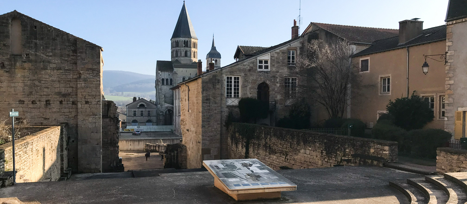 Der frühere Eingangsbereich zur Klosterkirche von Cluny