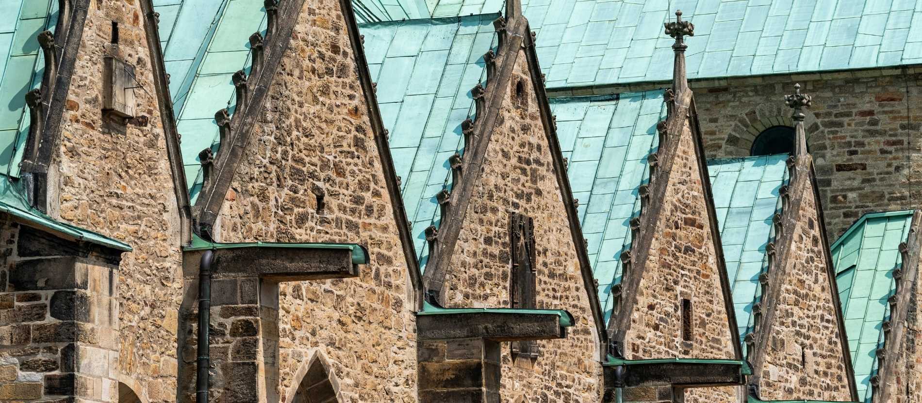 Detailansicht des Hildesheimer Mariendoms