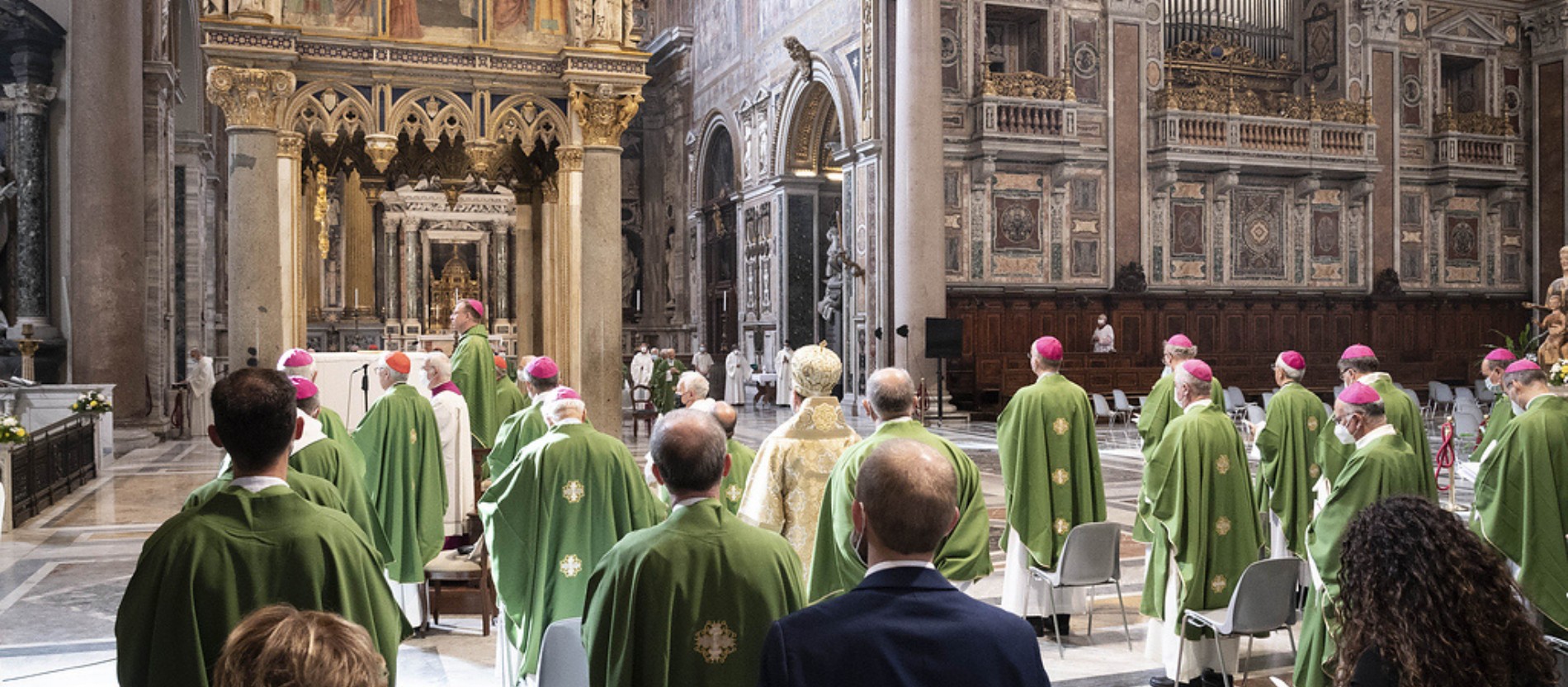 Gottesdienst mit Mitgliedern des Rates der Europäischen Bischofskonferenzen (CCEE)