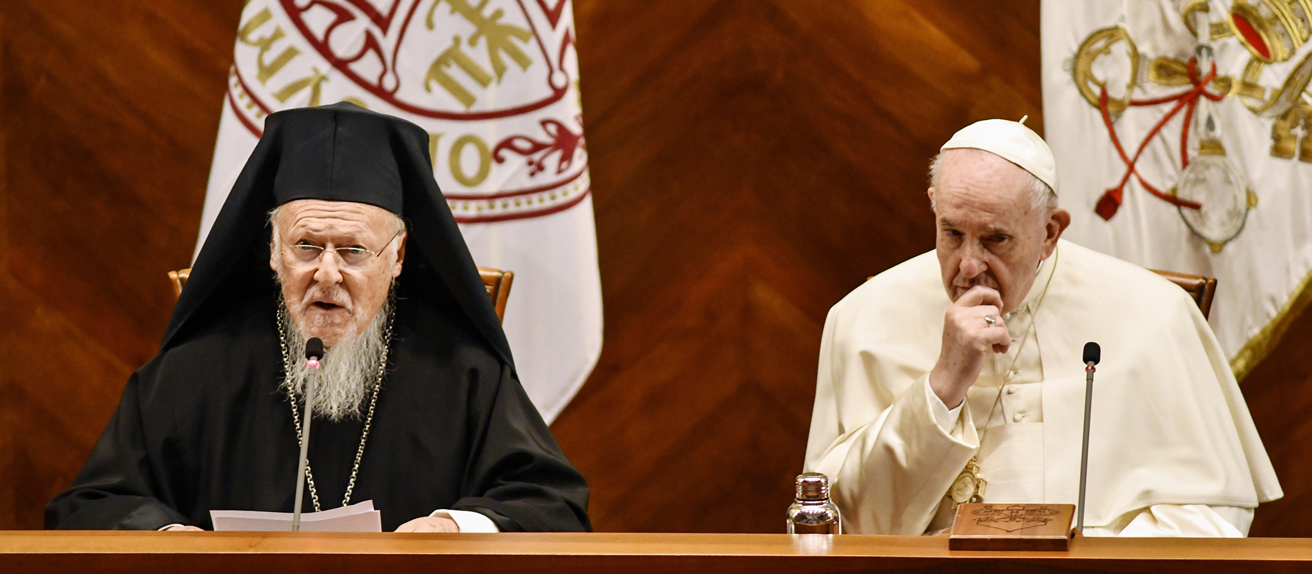 Patriarch Bartholomaios und Papst Franziskus gemeinsam in Rom