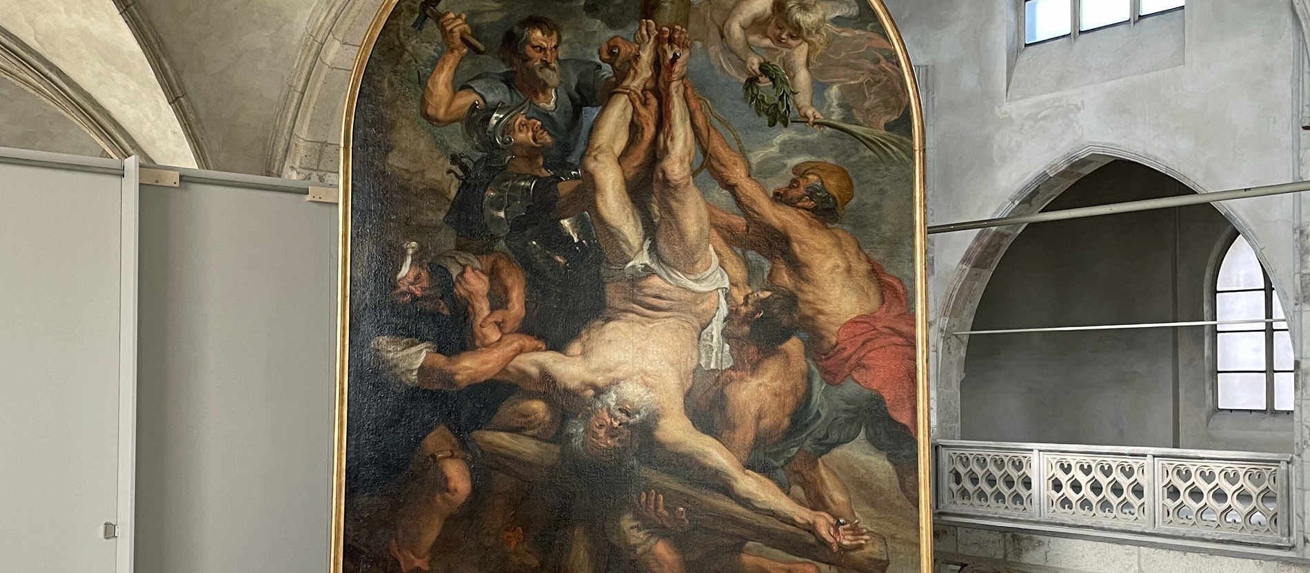 Gemälde der Kreuzigung Petri von Peter Paul Rubens